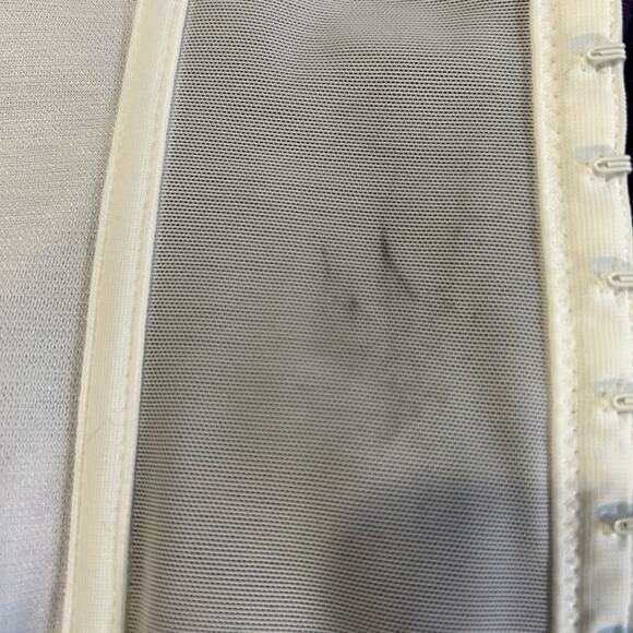 Dominique WHITE Juliette Strapless Longline Corset Size US 36D Barbed Underwire - Picture 6 of 10